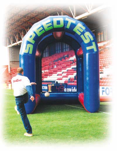 Speed Test Cage mit Dach